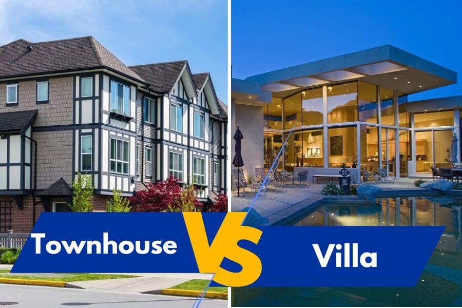 townhouse vs villa